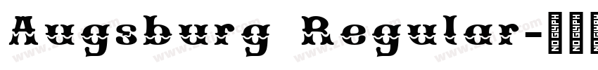 Augsburg Regular字体转换
